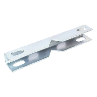 Soporte para Piso Falso / Abrazadera Ajustable / Charola Tipo Malla / Acabado Electro Zinc / Tornillería 1/4