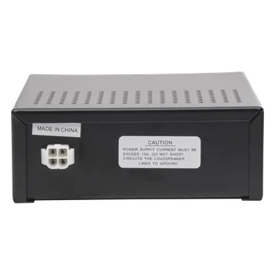 Sirena Vehicular / 100 W / 115 dB / 12 VCC / 6 Tonos Programables / Micrófono Integrado