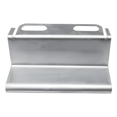 Placa de Salida a Tubo / Peralte 33 mm / Tuberías 1/2' a 2' / Acabado Galvanizado Electro-Zinc / Diseño U