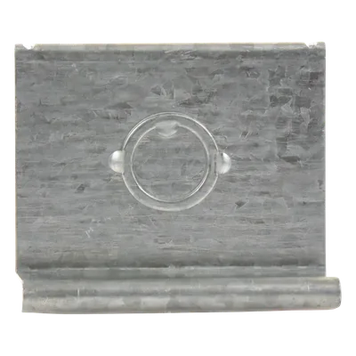 Placa de Salida a Tubo Automática / 66 mm / Tuberías 1/2 a 2 pulgadas / Abrazadera Tipo U / Acabado Electro Zinc