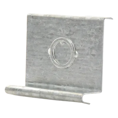 Placa de Salida a Tubo Automática / 66 mm / Tuberías 1/2 a 2 pulgadas / Abrazadera Tipo U / Acabado Electro Zinc