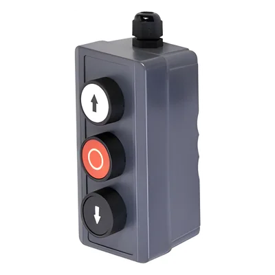 Botonera Triple / Uso Rudo / 24 VCD / IP40 / -20 a 50 °C / 2.7 x 5.2 x 2.0 in