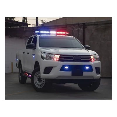 Estrobos Ocultos / 6 LED Azul / 12 Patrones / 10-24 VCC / 3.2x1.8 cm