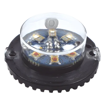 Lámpara de Reemplazo LED / 6 LEDs / 36W / 10-24 VCD / 12 Patrones de Destello / Montaje Permanente / Rojo de Alta Visibilidad
