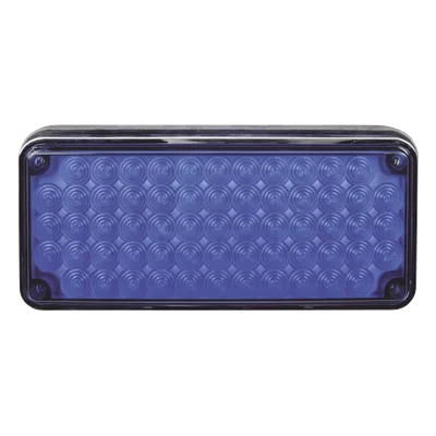 Luz de advertencia de 6x4", Color Azul, Ideal para Ambulancias