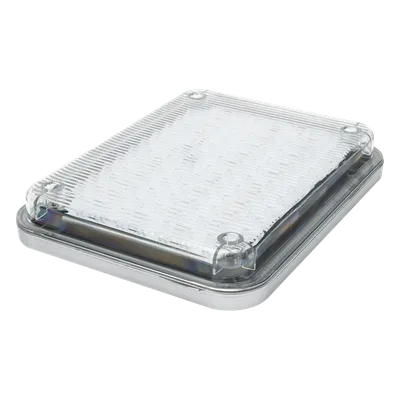 Luz de Advertencia LED / 104 LEDs / 9x7" / 12 VCC / 1 A / Fijo y Parpadeante / Montaje Permanente