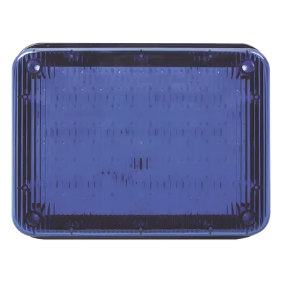 Luz de Advertencia LED / 9x7 Pulgadas / 104 LEDs / 12 VCC / 10 Patrones de Destello / Montaje Permanente / IP para Exteriores