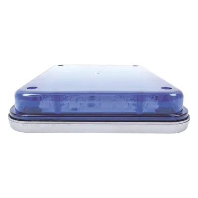 Luz de Advertencia LED / 9x7 Pulgadas / 104 LEDs / 12 VCC / 10 Patrones de Destello / Montaje Permanente / IP para Exteriores