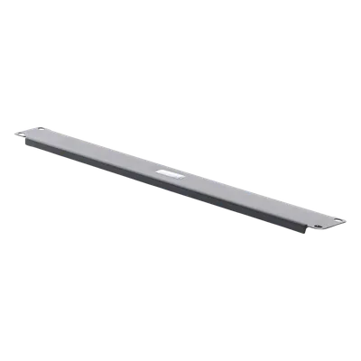 Panel ciego para rack / 1UR / 19in / Acero calibre 18 / Acabado negro semi-mate