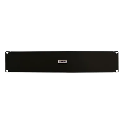 Panel ciego para rack / 19in / 2UR / Acero calibre 18 / 1.21 mm / 0.544 kg / 3.5 x 19 in