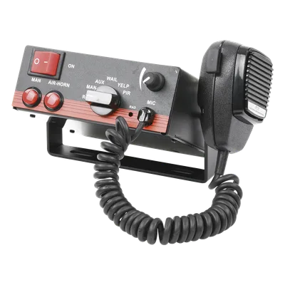 Sirena Vehicular / 100 W / 115 dB / 12 VCC / 5 Tonos Seleccionables / Micrófono Rudo / Interconexión Radio
