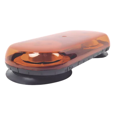 Mini Barra de Señalización LED / 18 LED Gen III / 25 Patrones de Destello / Montaje Magnético de Succión / 12 VCC / 40 cm (15.7 in) de Longitud
