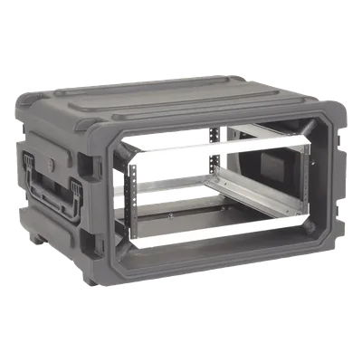 Gabinete Móvil con Amortiguador / Rack 19" / 4U / Ruedas Integradas / Resistente a Golpes y Agua / 23.875" Profundidad Riel a Tapa
