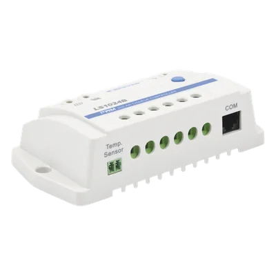 Controlador de Carga Solar PWM / 10 A / 12/24 VCC / RS-485 / Baterías Gel-AGM-Selladas