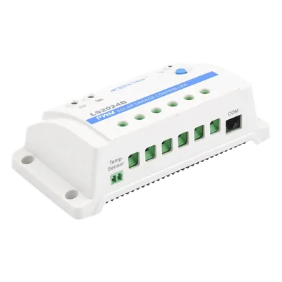 Controlador Solar PWM / 20 A / 12/24 VCC / RS-485 / Baterías Gel-AGM-Selladas / Parámetros Configurables