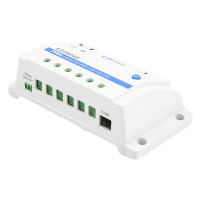 Controlador Solar PWM / 20 A / 12/24 VCC / RS-485 / Baterías Gel-AGM-Selladas / Parámetros Configurables