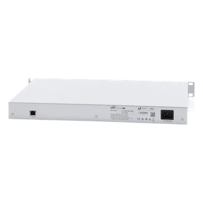 Switch PoE UniFi capa 2 Administrable de 26 puertos Gigabit (24 eth PoE y 2 SFP) 802.3 af/at / Pasivo 24V, 500 Watts, throughput de 38.69 Mpps