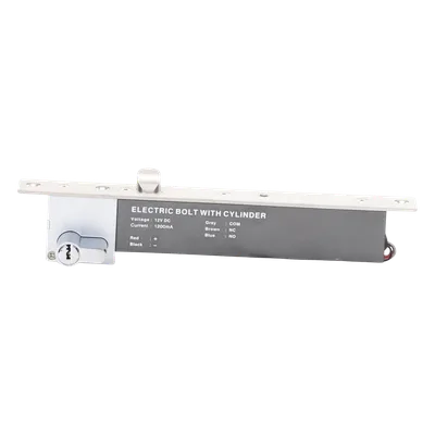 Cerradura Eléctrica de Perno Deslizable / Fail Secure / 12 VCC / Perno 16 mm / 500,000 Ciclos / -20°C a 60°C / LED Integrado