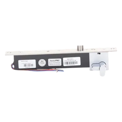 Cerradura Eléctrica de Perno Deslizable / Fail Secure / 12 VCC / Perno 16 mm / 500,000 Ciclos / -20°C a 60°C / LED Integrado