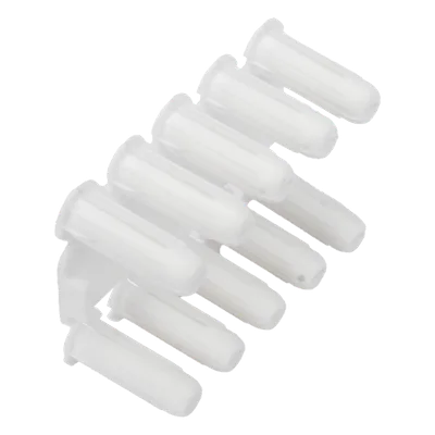 Taquete de Fijación / Doble Expansión Multidireccional / Tornillo 8 mm x 3/4" (19.1 mm) / Polietileno HDPE / 100 Piezas / -50°C a +80°C