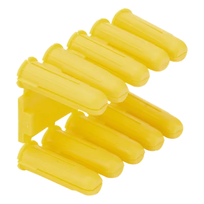 Taquete de Fijación / Doble Expansión Multidireccional / Tornillo 8 mm x 1" (25.4 mm) / 100 Piezas / Carga 50 kg / Rango Térmico -50°C a +80°C