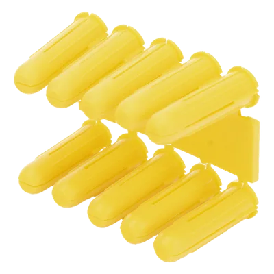 Taquete de Fijación / Doble Expansión Multidireccional / Tornillo 8 mm x 1" (25.4 mm) / 100 Piezas / Carga 50 kg / Rango Térmico -50°C a +80°C