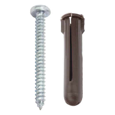 Kit de Fijación / Taquetes Doble Expansión / 10 Piezas / Tornillos 10 mm x 1 3/4" (44.5 mm) / Carga 120 kg