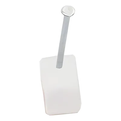 Grapa para cable plano / 3mm / Polipropileno transparente / 100 piezas / -10°C a +120°C / Acero galvanizado