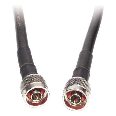 Jumper Coaxial / 60 cm (1.97 pies) / Impedancia 50Ω / Blindaje >90 dB / Conectores N Macho / Uso Interior/Exterior