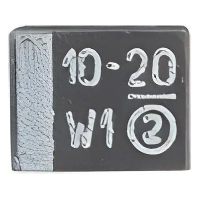 Capacitor SMD / 10 µF / 20 VDC / Tantalio / -55°C a +125°C / Múltiples Tamaños EIA