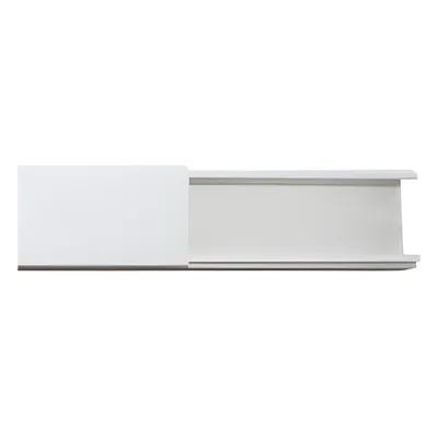 Canaleta para Cableado / 17 x 35 mm / Tramo 2.5 m (8.2 ft) / PVC Rígido Auto-extinguible / Sin División / Área 202 mm²