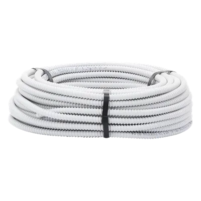Tubería Flexible / PVC Auto-extinguible / 10 mm ID / 30 m / 320N / 5 a 60°C / 98 pies