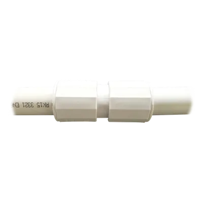 Cople para Tubería Rígida / 40 mm (1 1/2") / IP67 / Libre de Halógenos / Auto-extinguible / Sin Pegamento