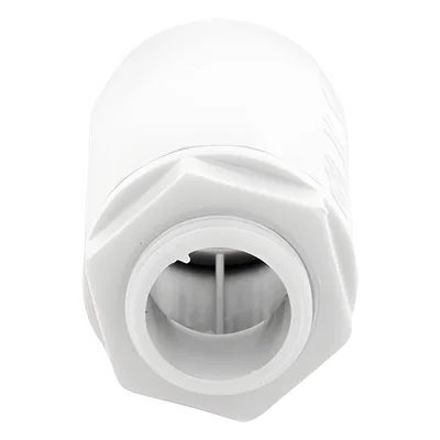 Conector de Tubería Rígida a Caja / PVC Auto-extinguible / 20 mm / IP65 / -24 a 60°C / Libre de Halógenos