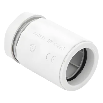Conector de Tubería Rígida a Caja / 25 mm / PVC Auto-extinguible / Libre de Halógenos / IP65 / -24°C a 60°C (-11.2°F a 140°F)