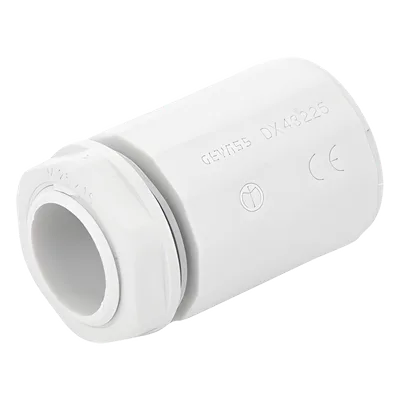 Conector de Tubería Rígida a Caja / 25 mm / PVC Auto-extinguible / Libre de Halógenos / IP65 / -24°C a 60°C (-11.2°F a 140°F)