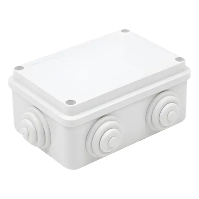 Caja de Derivación Estanca / PVC Libre de Halógenos / 6 Entradas / IP55 / IK08 / 120x80x50 mm / -24 a 60°C