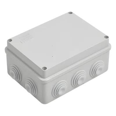 Caja de Derivación Estanca / 10 Entradas / IP55 / IK08 / 150x110x70 mm / Libre de Halógenos / Exterior