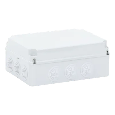 Caja Estanca de Derivación / PVC Autoextinguible Libre de Halógenos / 12 Entradas / IP55 / IK08 / 300x220x120 mm / -24°C a 60°C