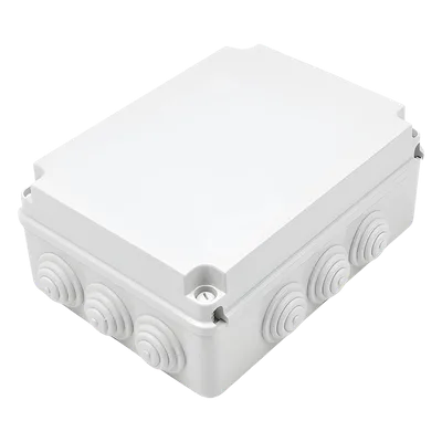 Caja Estanca de Derivación / PVC Autoextinguible Libre de Halógenos / 12 Entradas / IP55 / IK08 / 300x220x120 mm / -24°C a 60°C