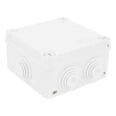 Caja de Derivación Estanca / 6 Entradas / IP55 / IK08 / 100x100x50 mm / Libre de Halógenos / -24 a 60°C