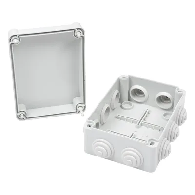 Caja Estanca de Derivación / PVC Libre de Halógenos / 10 Entradas / IP55 / IK08 / 150x110x70 mm (5.9x4.3x2.7 in) / -24°C a 60°C
