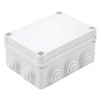 Caja Estanca de Derivación / PVC Libre de Halógenos / 10 Entradas / IP55 / IK08 / 150x110x70 mm (5.9x4.3x2.7 in) / -24°C a 60°C