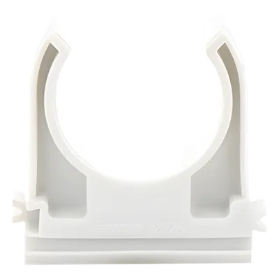 Soporte de Presión para Tubería / Diámetro 25 mm / PVC Auto-extinguible Libre de Halógenos / Montaje en Pared / Instalaciones de Telecomunicaciones y Seguridad