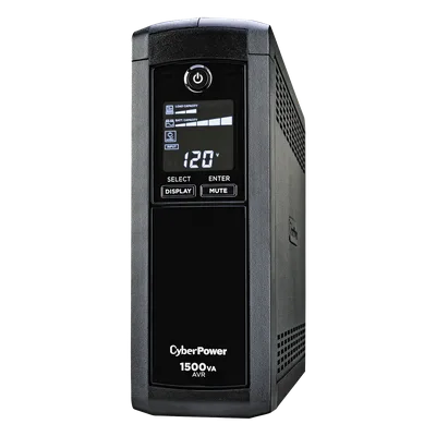 UPS de 1500 VA/900 W, Topología Línea Interactiva, Entrada 120 Vca NEMA 5-15P, Tipo Mini Torre, Con 12 Tomas NEMA 5-15R