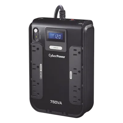 UPS de 750 VA/420 W, Topología Standby, Entrada 120 Vca NEMA 5-15P, Tipo Gabinete Compacto, Con 8 Tomas NEMA 5-15R