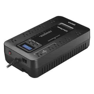 UPS de 850 VA/510 W, Topología Standby con Modo Ahorrador ECO, Entrada 120 Vca NEMA 5-15P, Con 12 Tomas NEMA 5-15R