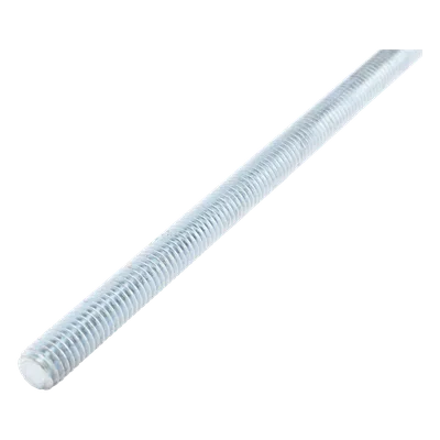 Varilla Roscada / 3/8" (9.5 mm) / 3000 mm (9.8 ft) / Acero Alta Resistencia / Electro Zinc 15-20 μm / Roscado Métrico e Imperial