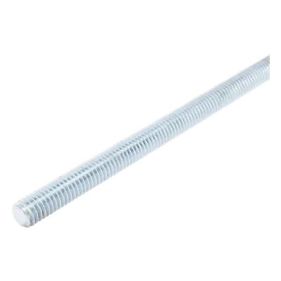 Varilla Roscada / 3/8" (9.5 mm) / 3000 mm (9.8 ft) / Acero Alta Resistencia / Electro Zinc 15-20 μm / Roscado Métrico e Imperial