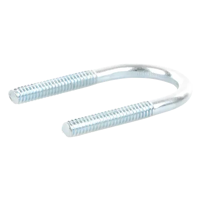 Abrazadera Tipo U / 1/2 Pulgada / Acabado Electro Zinc / Acero Tratado / Sin Tuercas Ni Arandelas